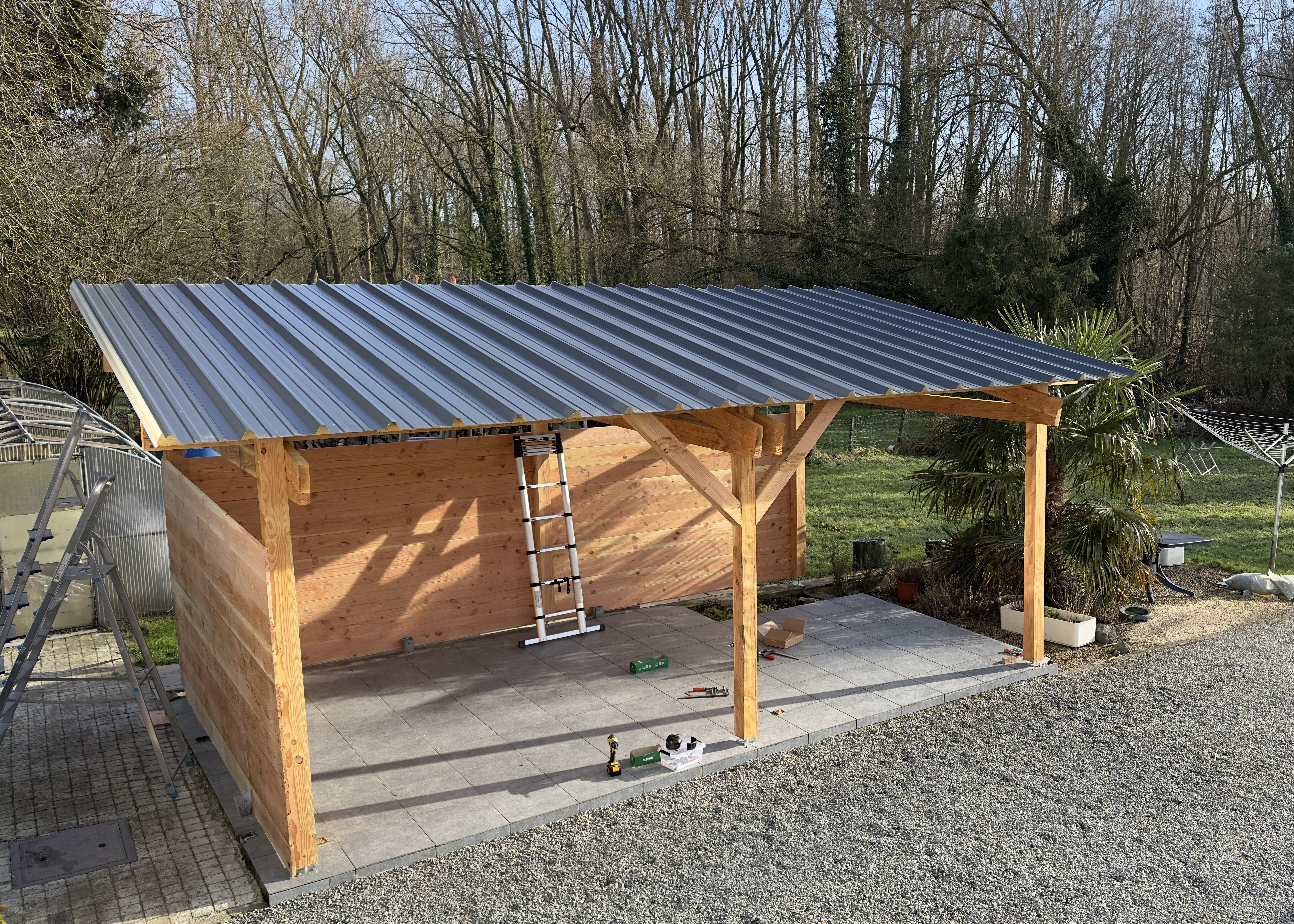 Realisatie tuinhuis